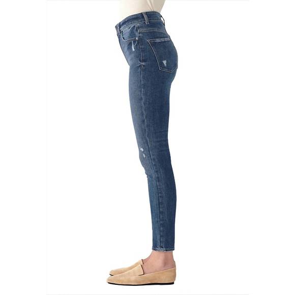 NEW DL1961 - WOMEN'S farrow skinny high rise ankle skinny jean in clemson - Picture 2 of 3